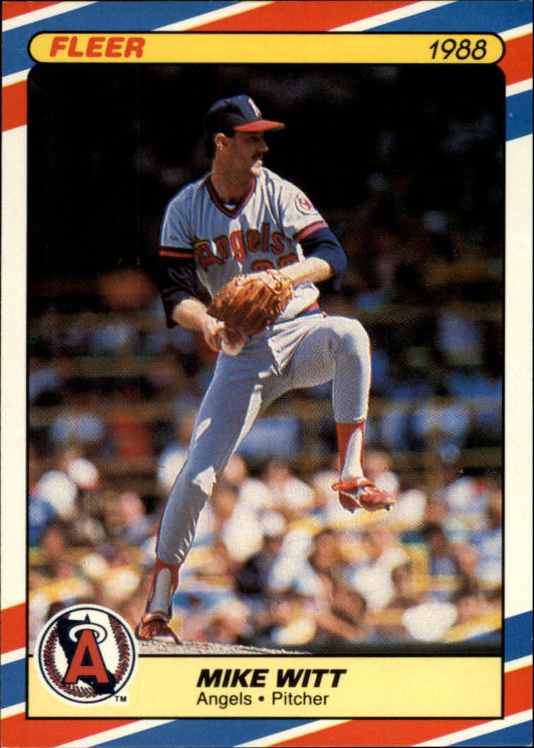 1988 Fleer Superstars Baseball Cards   043      Mike Witt